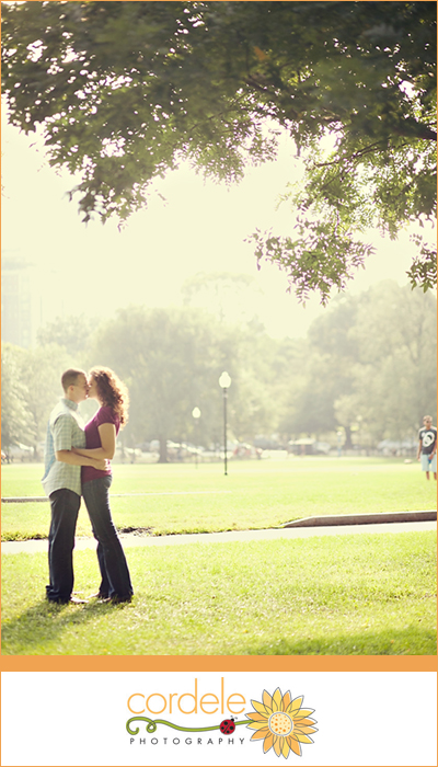 boson engagement photos