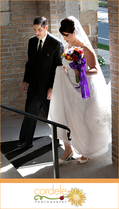 Bride and her dad