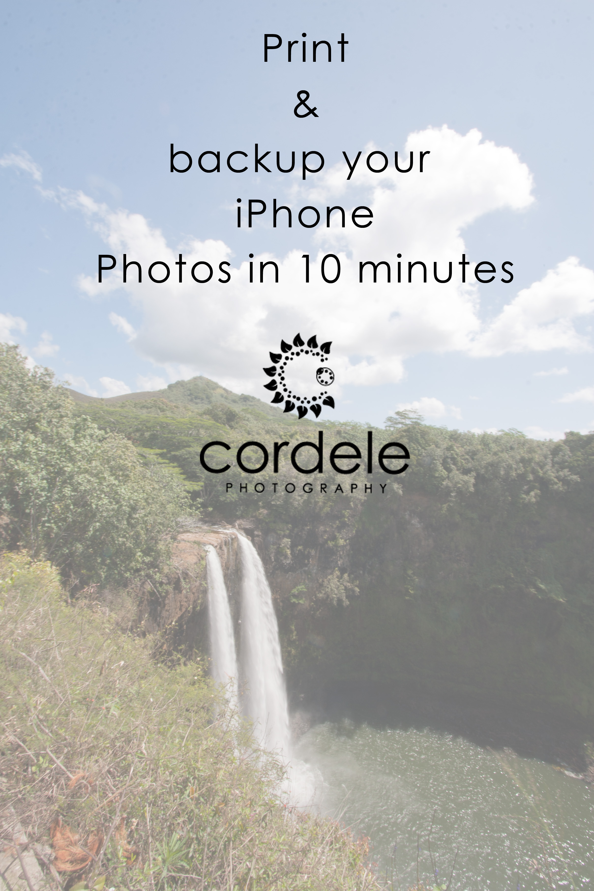 Back up and Print all iPhone photos in under 10 minutes!