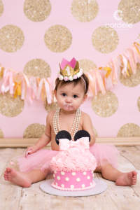 First Birthday Cake smash photos